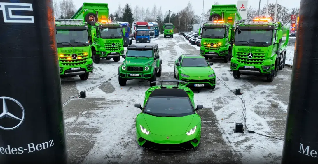 Wydanie pojazdów Mercedes-Benz dla SONPOL